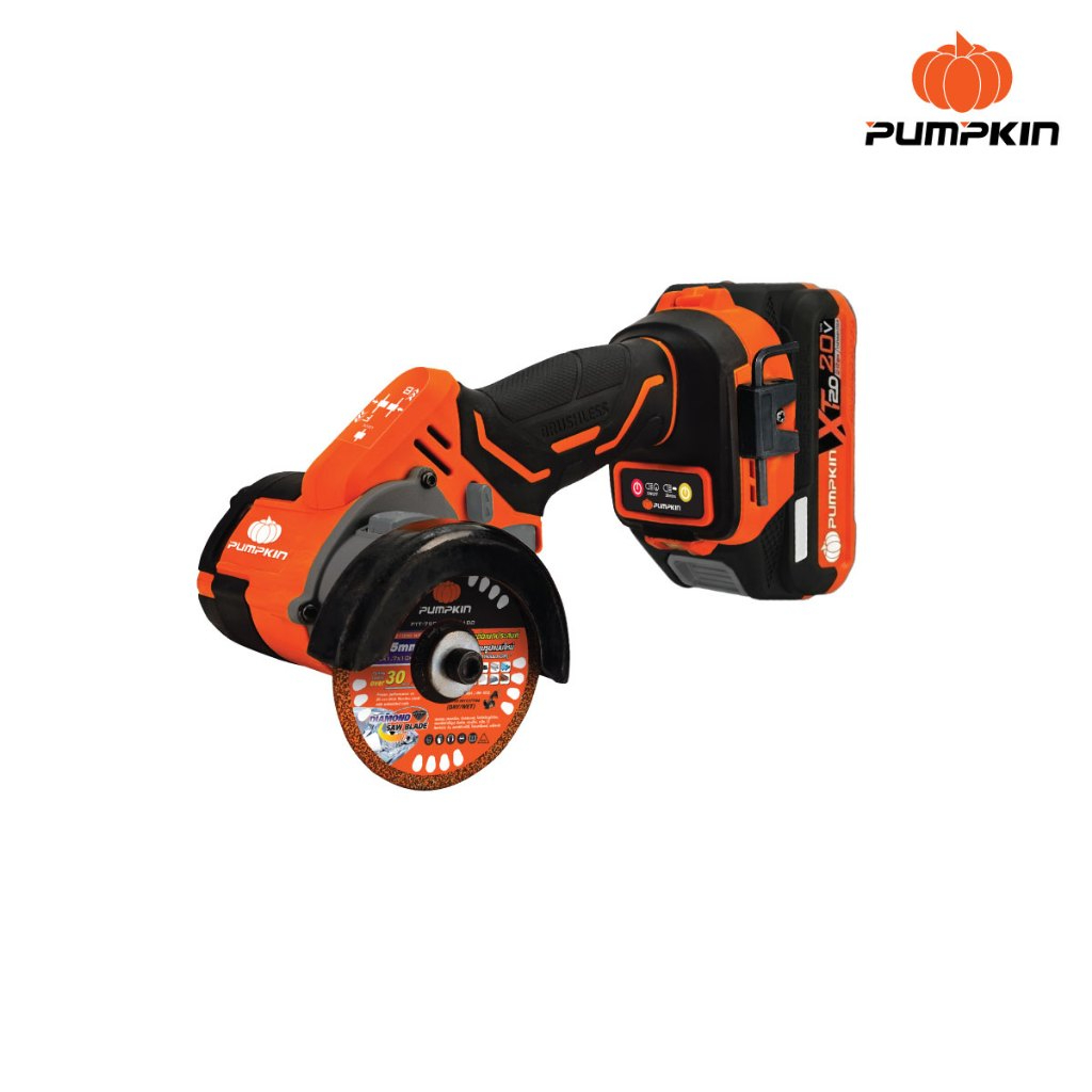 🔥รุ่นใหม่2026 ส่งด่วน🔥 เครื่องตัดอเนกประสงค์ไร้สาย Pumpkin INF-3C02 (50645 / 50644) เครื่องตัดระบบสั่น ไร้สาย ขัด แซะ เจาะ ครบจบในตัวเดียว - Image 2