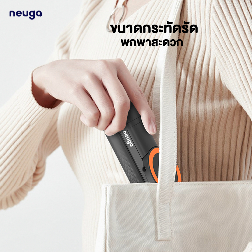NEUGA V7-Mini ขาตั้งมือถือสุญญากาศ 3in1 ไม้เซลฟี่ แม่เหล็ก Magnet Tripod สำหรับ Vlog / Live สด / ท่องเที่ยว พกพาง่าย - Image 8