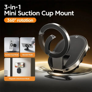 [พร้อมส่ง] MagSafe Magnetic Vacuum Holder ขาตั้งโทรศัพท์แม่เหล็กดูดสุญญากาศ สำหรับ iPhone 17 16 15 14 ติดกระจก/ผนังเรียบ แน่น ไม่หลุด!