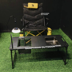รุ่นอัพเกรด! โต๊ะพับไฮดรอลิก IGT 2 Unit Table ตอบโจทย์ทุกไลฟ์สไตล์ Outdoor พร้อมเสาแขวนไฟในตัว